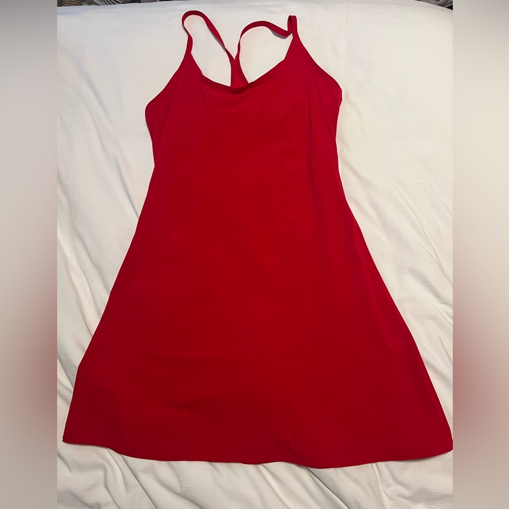 Outdoor Voices Exercise Dress - Red - Small